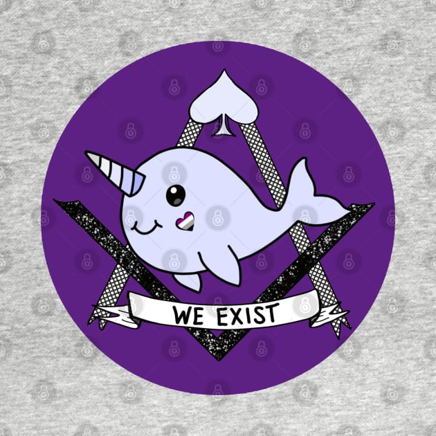 Asexual Narwhal Pride by Salty Said Sweetly